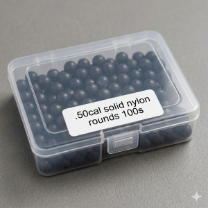 .50 Caliber Solid Nylon Rounds