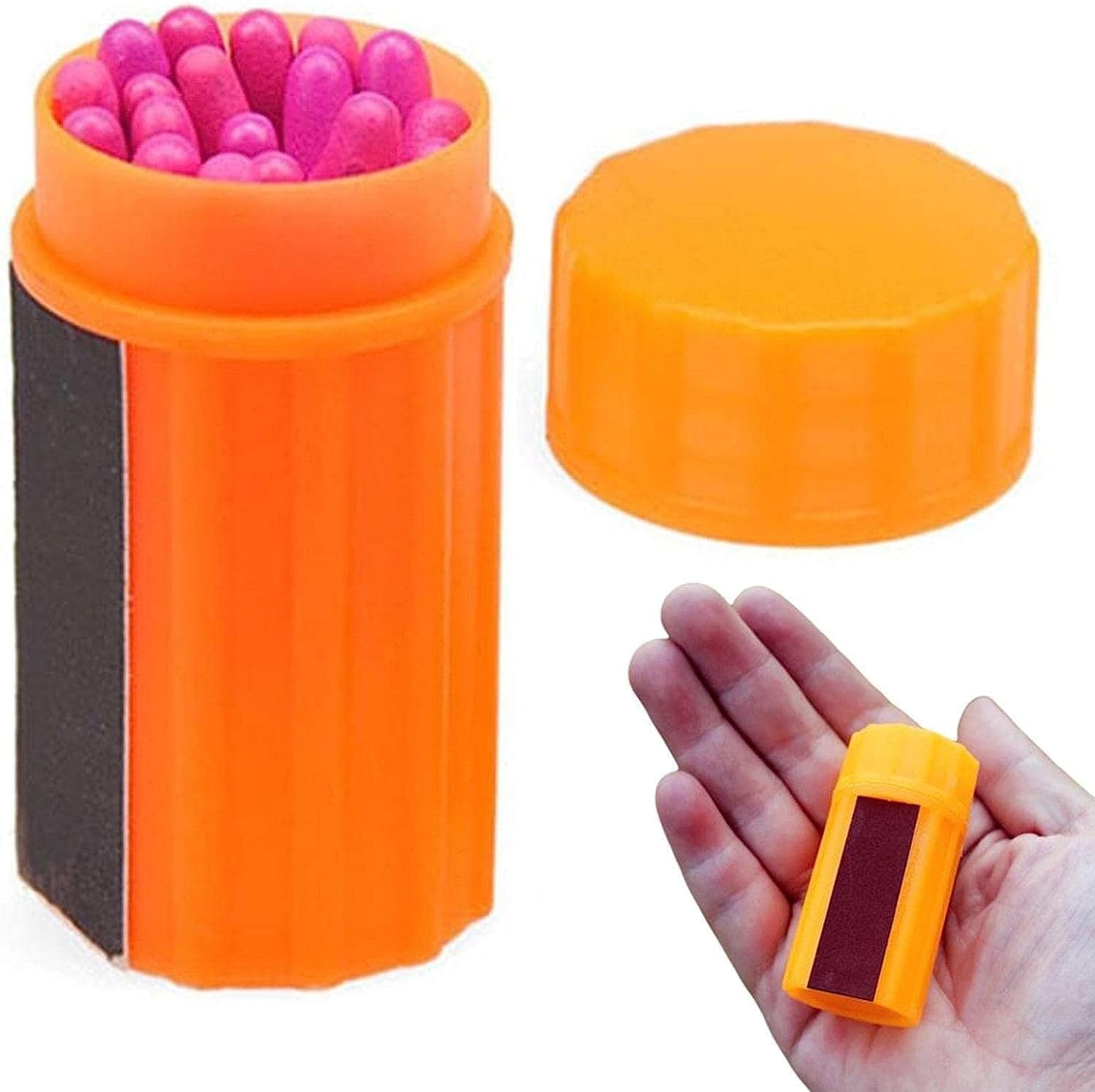 Waterproof Storm Matches with Watertight Storage Case