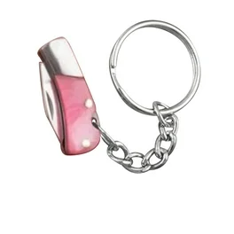 Mini Folding Pocket Knife Keyring - Image 3