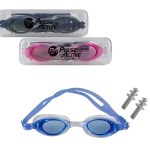 Pulse Active Swimming Goggles with Case