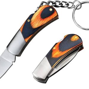 Mini Folding Pocket Knife Keyring
