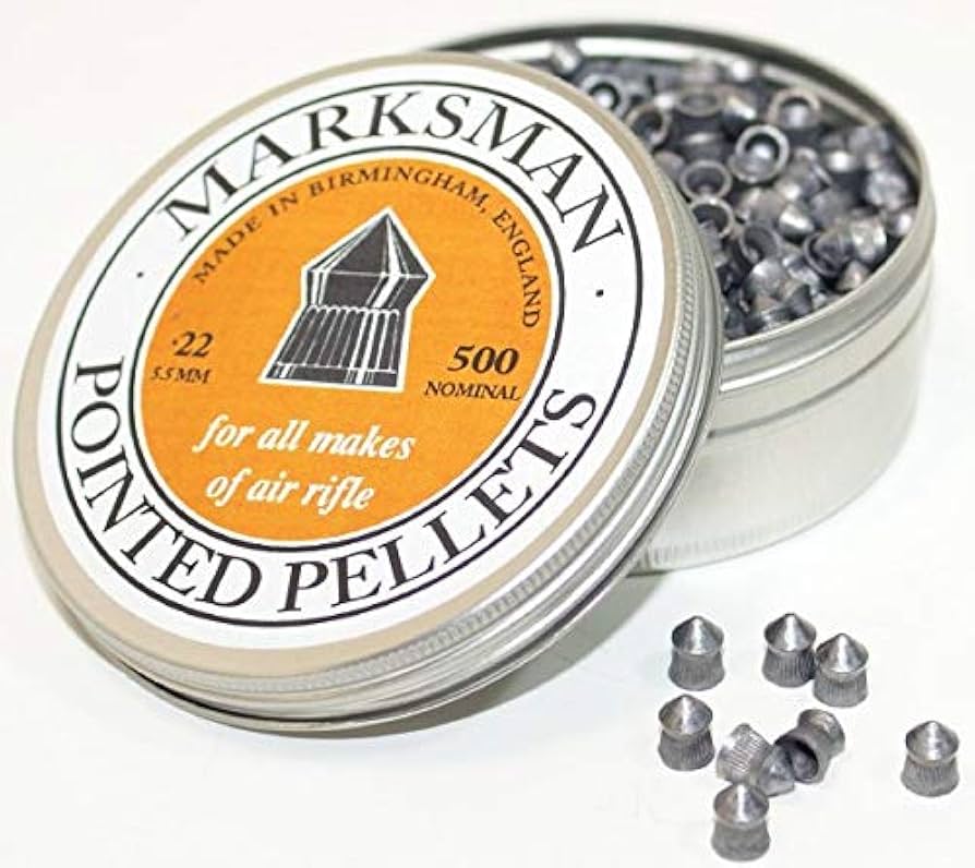 Marksman Pointed .22 Caliber Air Rifle Pellets