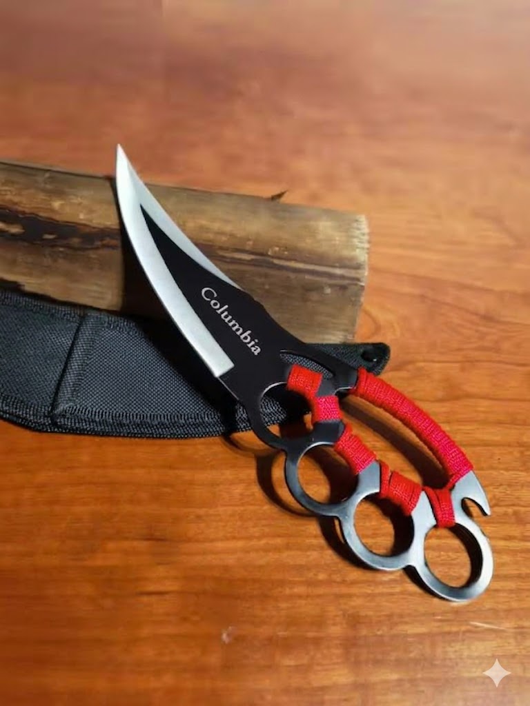 Columbia Knuckle Duster Tactical Fixed Blade