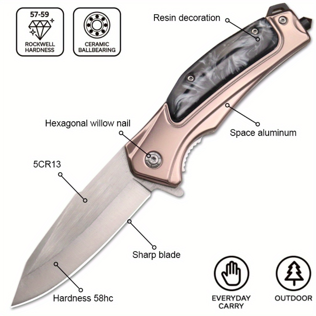 Jeep Heavy-Duty Tactical Folding Knife - Image 2