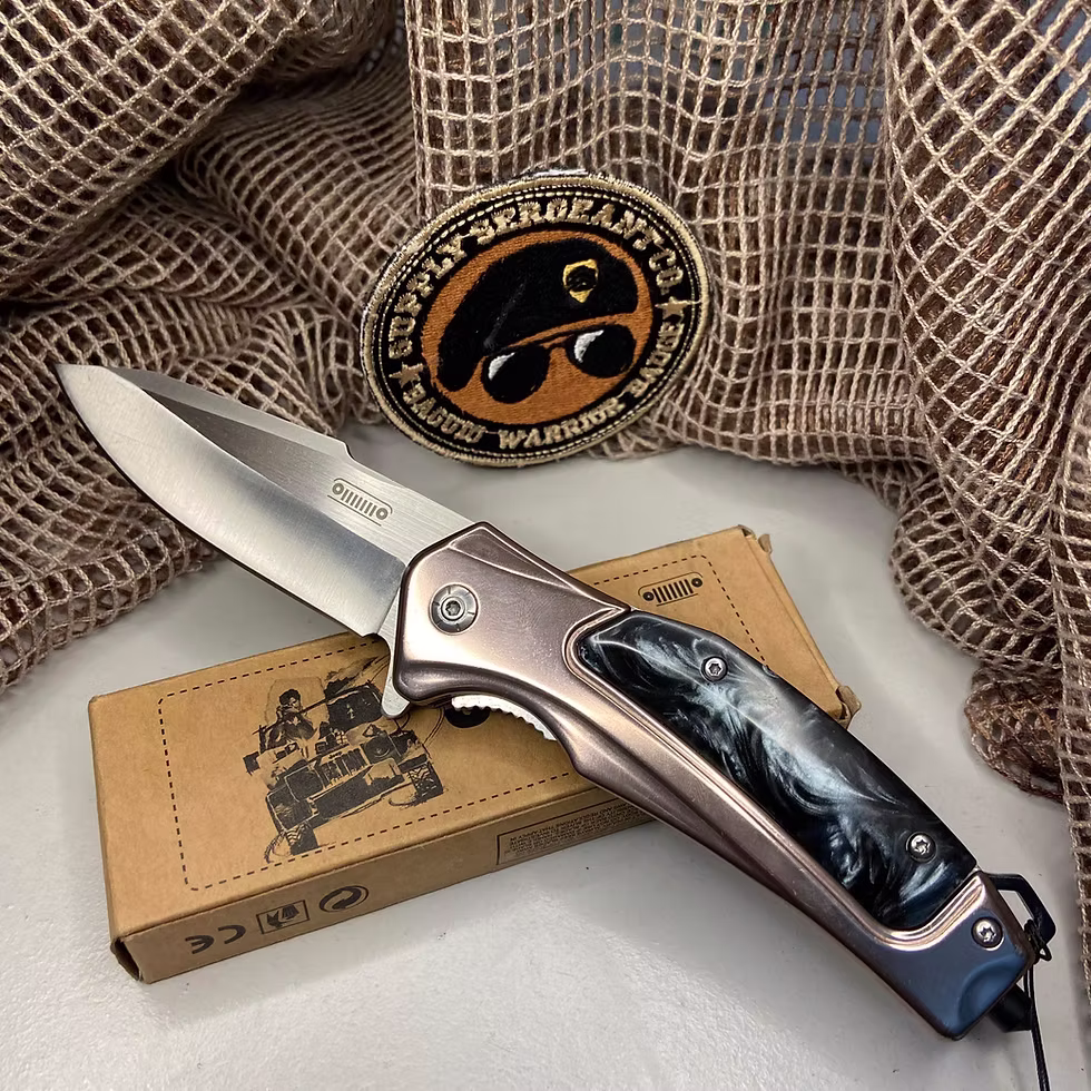 Jeep Heavy-Duty Tactical Folding Knife - Image 3