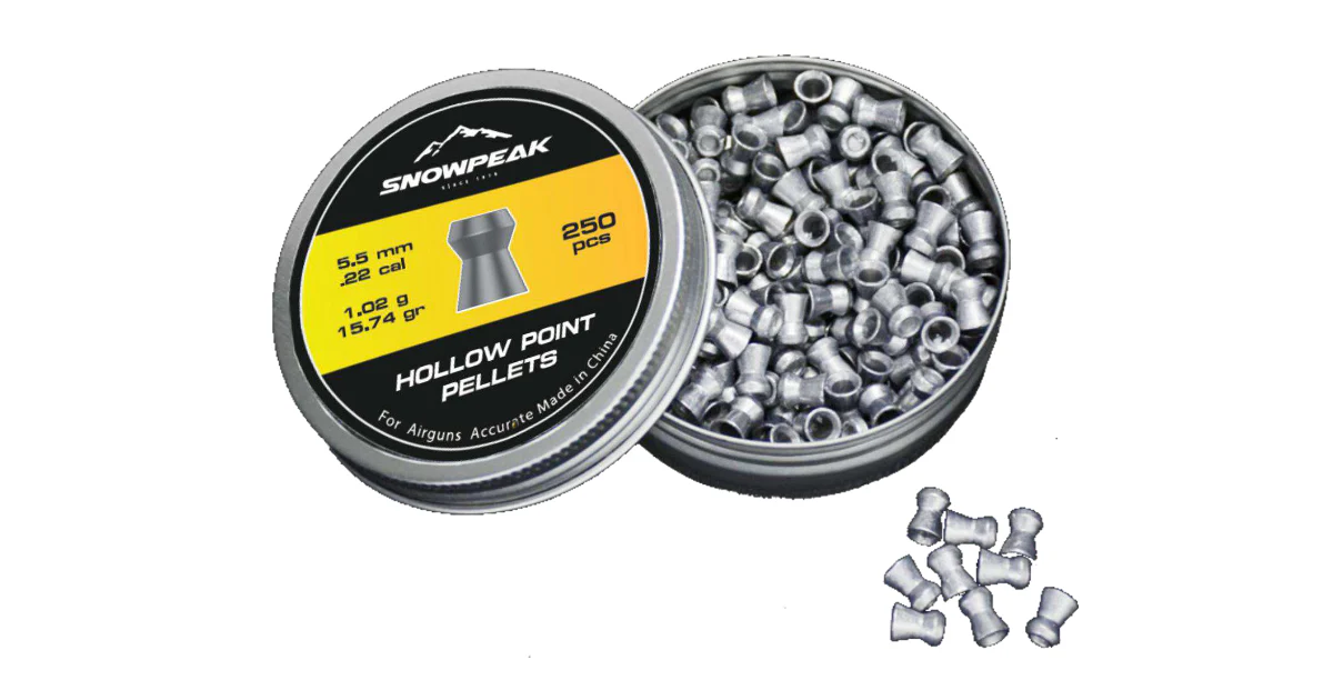 Snowpeak 5.5mm Hollow Point Pellets 250s