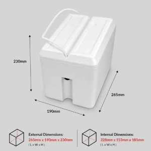 Fisherman Polybox 6-Pack Eco Bait Cooler