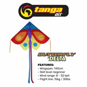 Tanga Butterfly Delta 140cm Kite