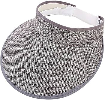 Grey visor cap