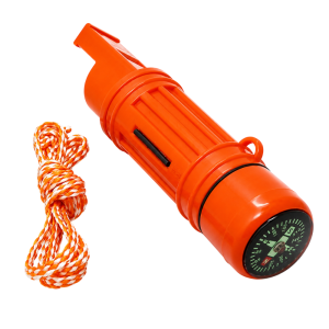 5-in-1 Emergency Survival Whistle Kit