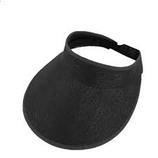 Black Visor Cap
