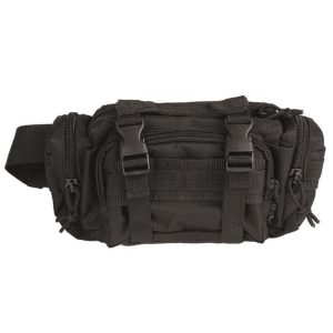 Multi-Purpose Tactical Black Waist & Shoulder Bag