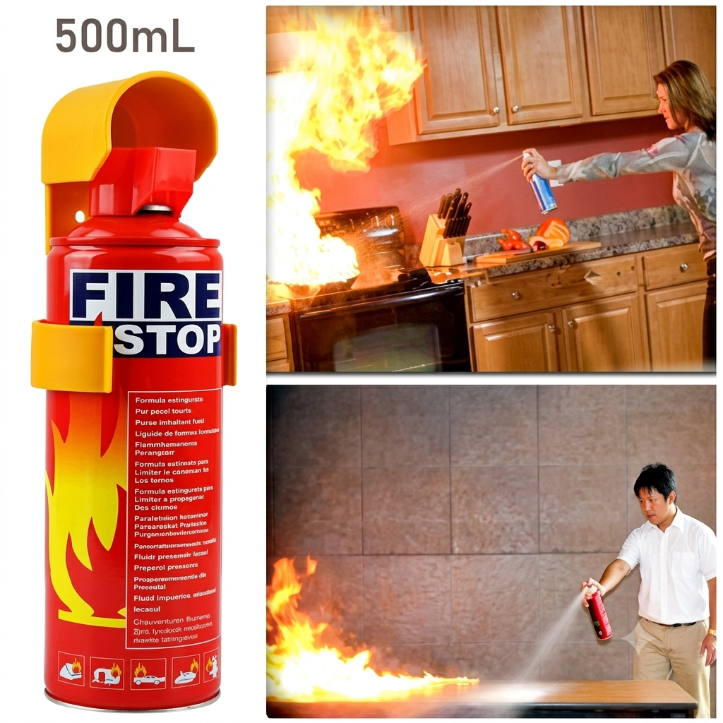 500ml Fire Stop Emergency Fire Extinguisher Spray - Image 4