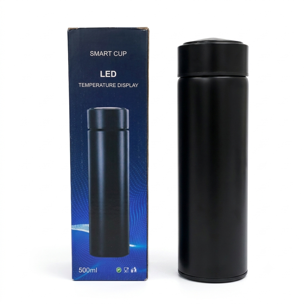 500ml Smart Cup LED Temperature Display Vacuum Flask