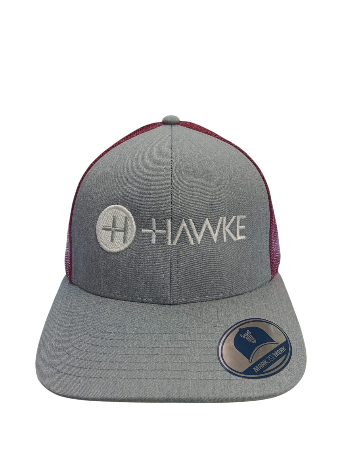 Grey/Maroon Hawke Trucker Cap