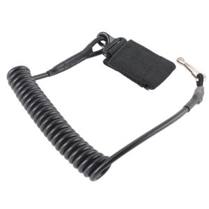 Tactical Coiled Pistol Retention Cord.