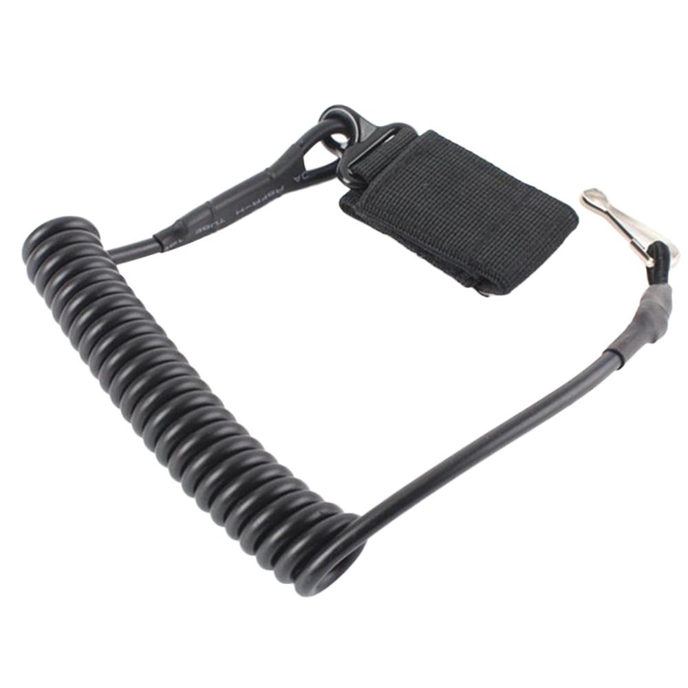 Tactical Coiled Pistol Retention Cord.