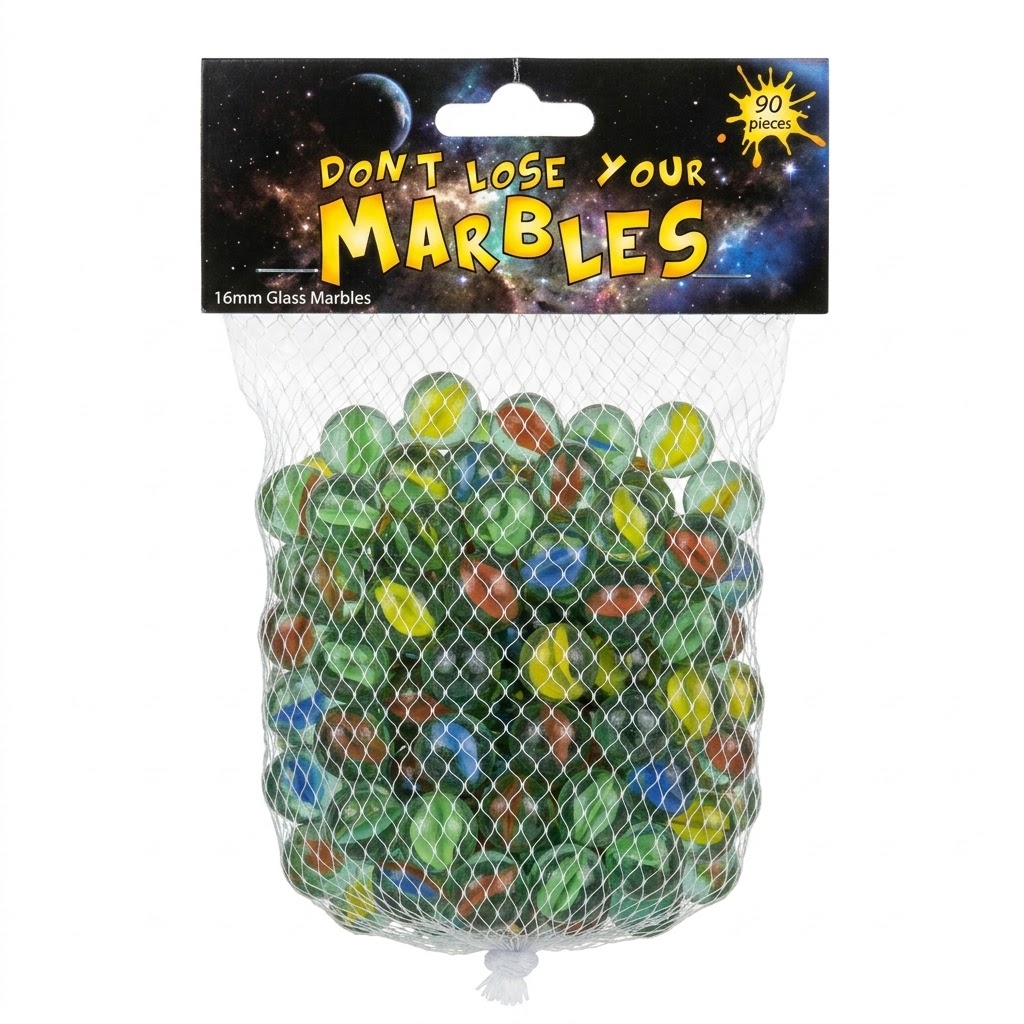 90-Piece Bag of Marbles