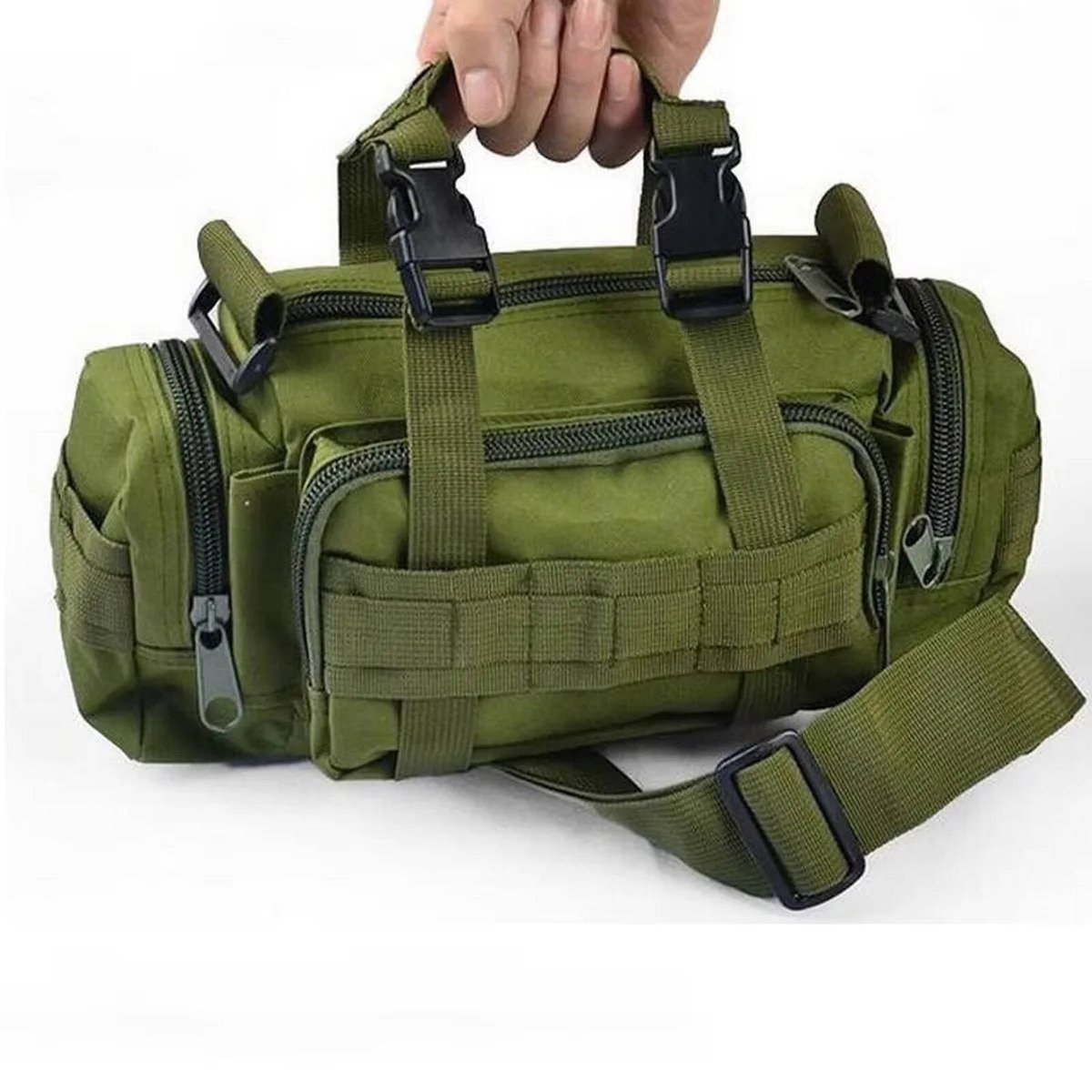 Multi-Purpose Tactical Green Waist & Shoulder Bag