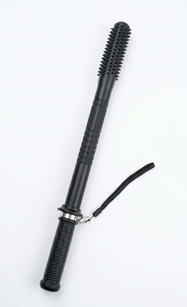 Flexible Spiked Rubber Security Baton