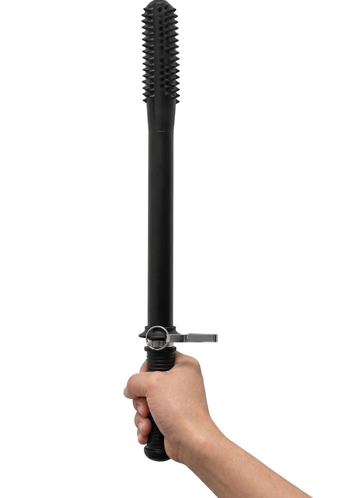Flexible Spiked Rubber Security Baton - Image 2