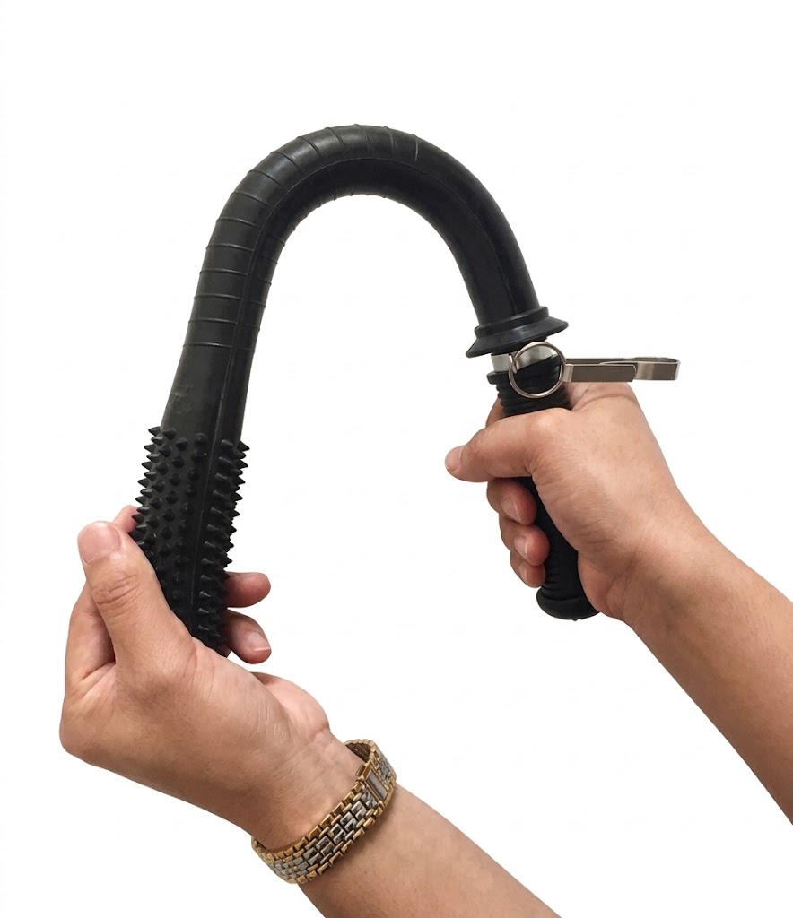 Flexible Spiked Rubber Security Baton - Image 3