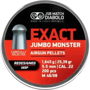 JSB Match Diabolo Exact Jumbo Monster Redesigned Deep .22 Caliber